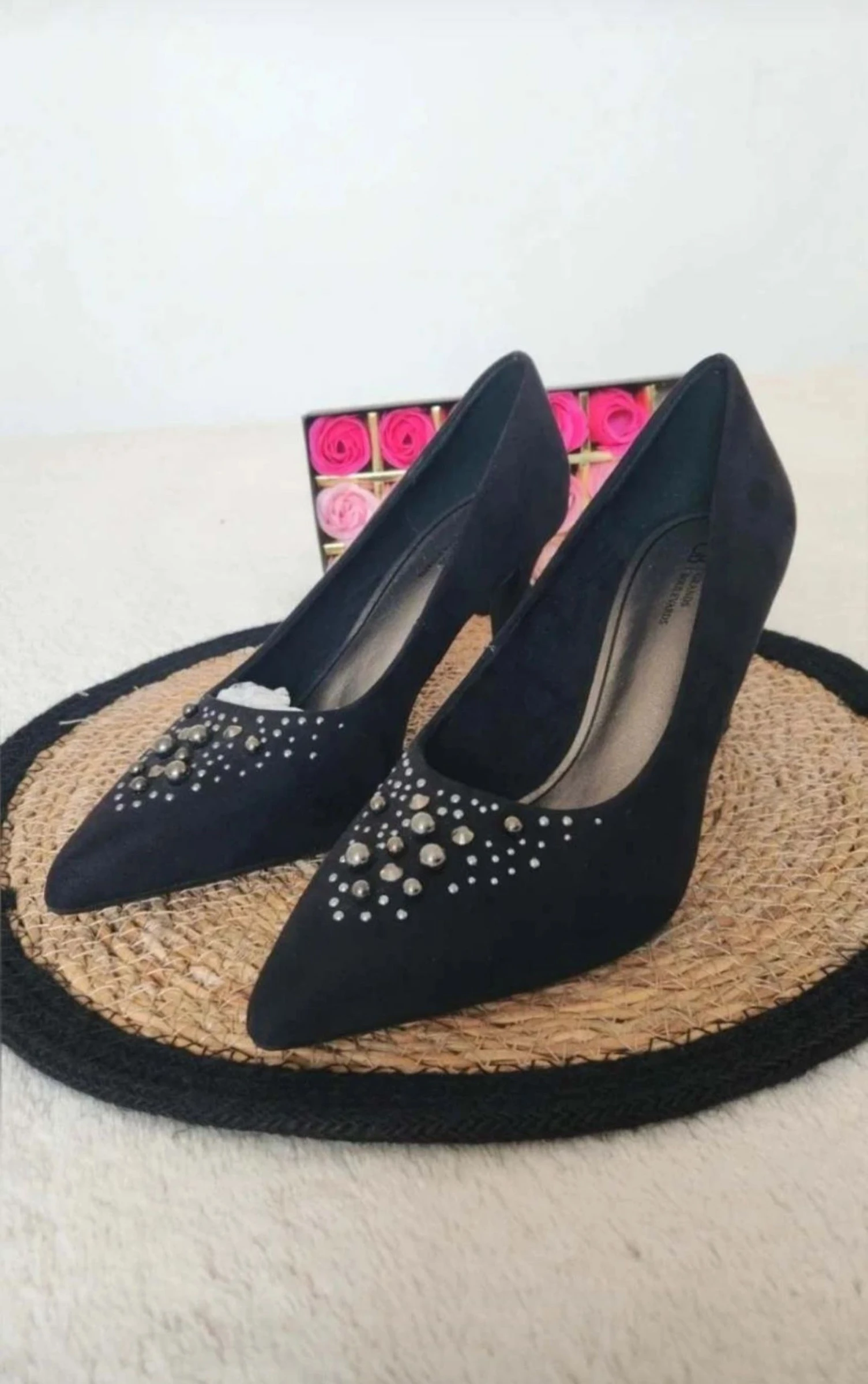 Zwarte strass hakken grand boulevard ●Maat 41●🌸 – photo 5
